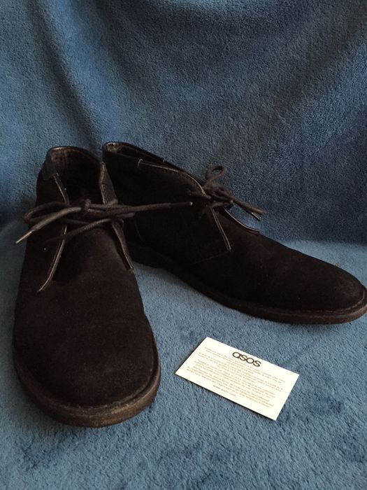 Шузи, чоловічі, дезерти, натуральна, замшеві, Asos