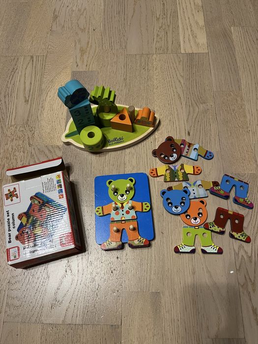 Деревʼяні пазли, сортери