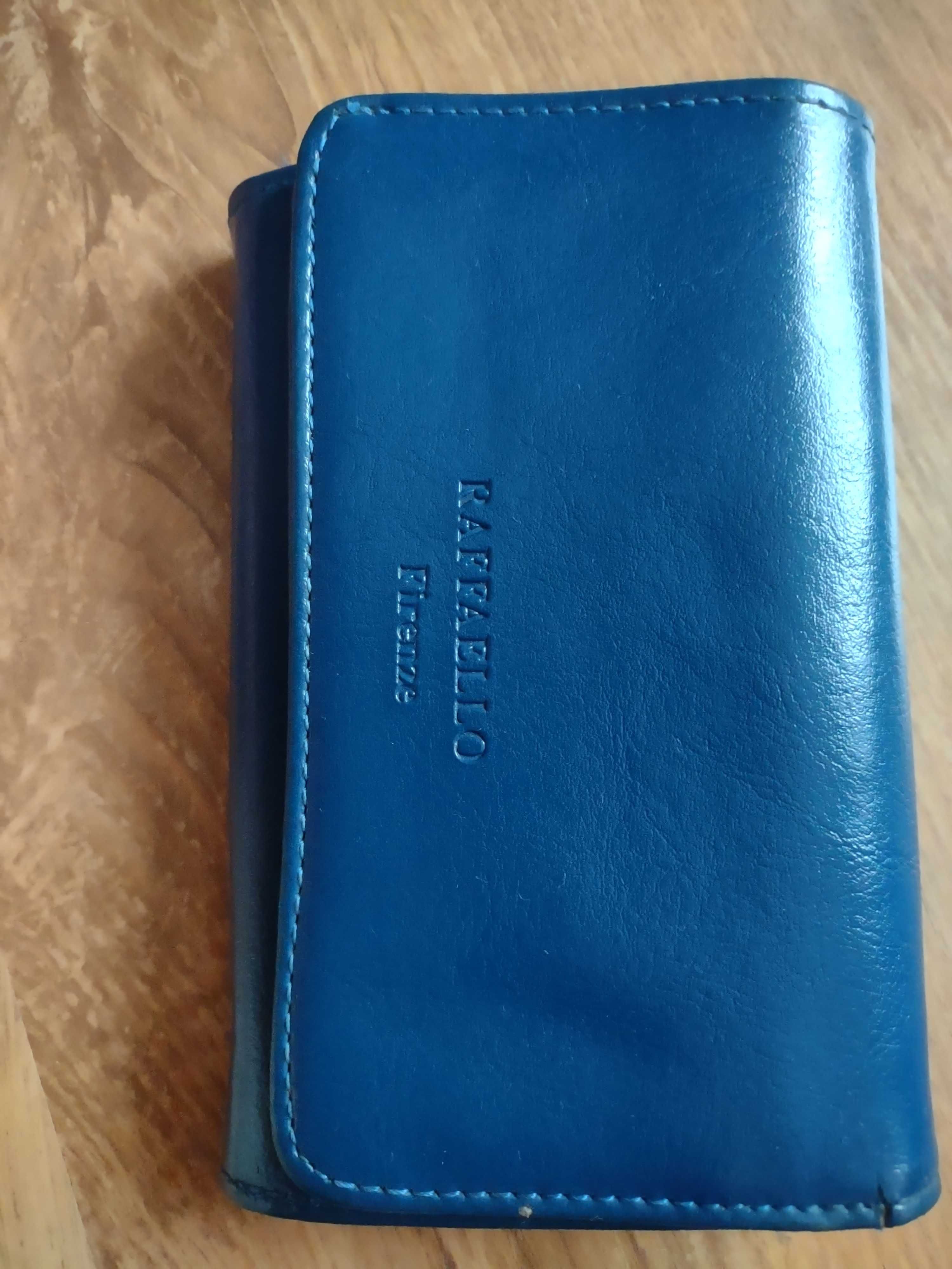 Niebieski portfel