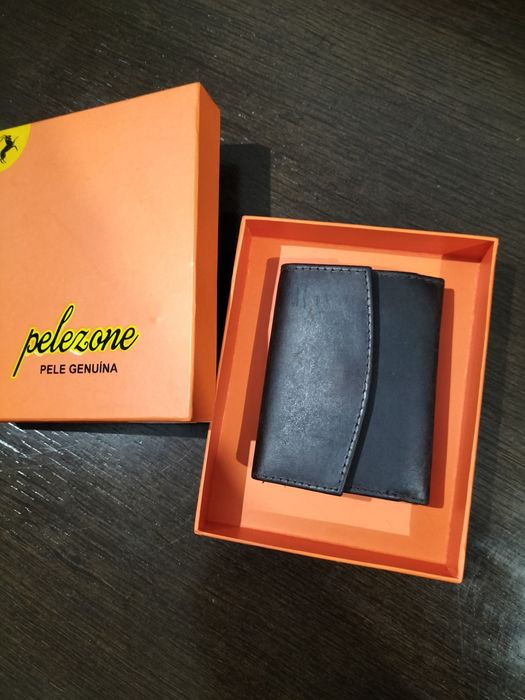 Carteira homem Pelé genuína