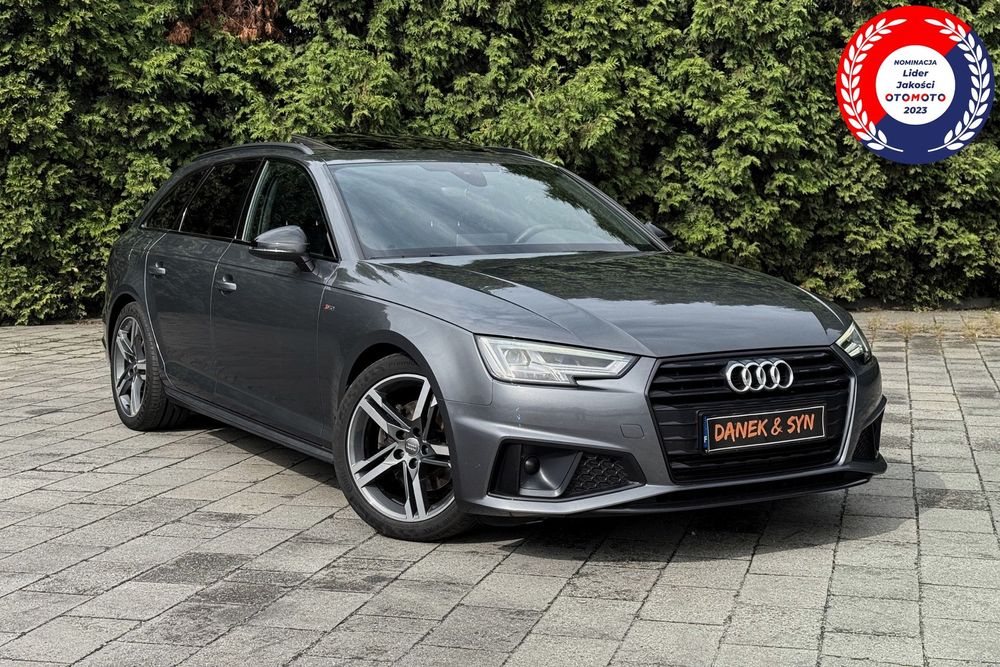 Audi A4 Avant BEZWYPADKOWY*Competition Black*3x S-Line*Panorama*Digital