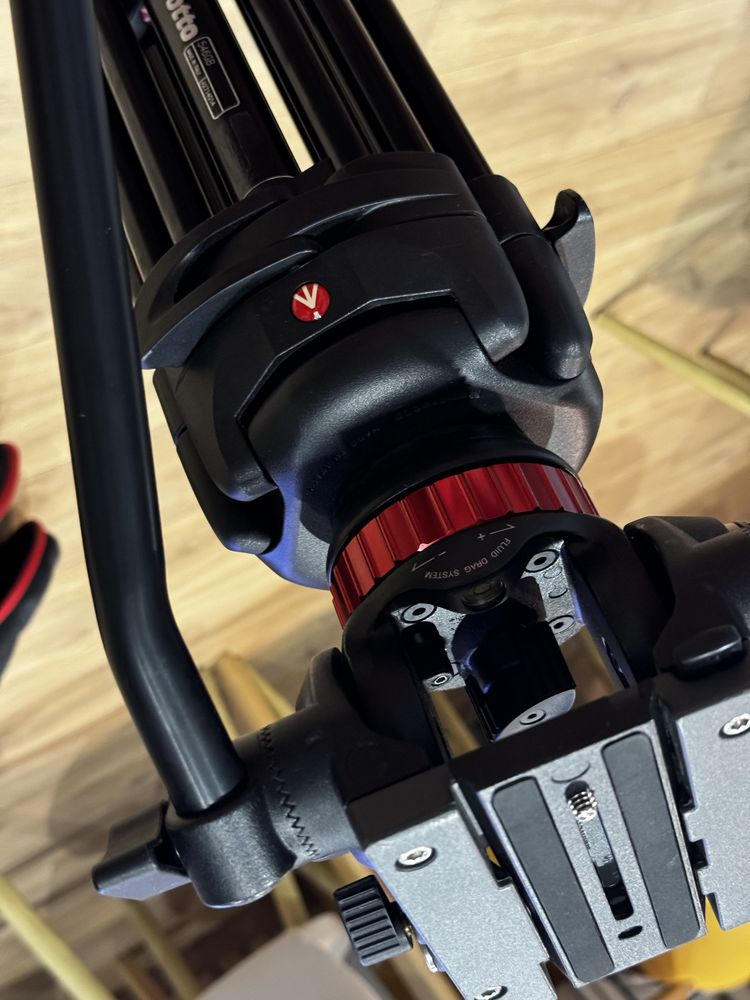 statyw manfrotto z głowicą 546GB Głowica Manfrotto MVH502A
