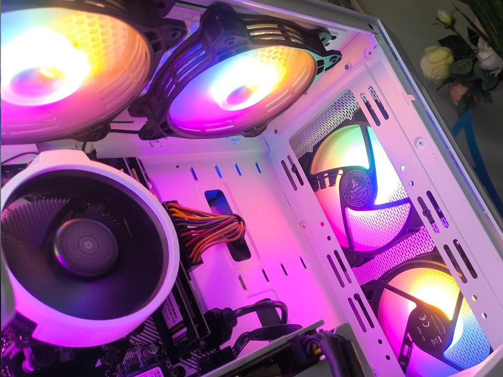 Biały Komputer Gamingowy |Ryzen 7|GTX 1660Ti|16 GB RAM|