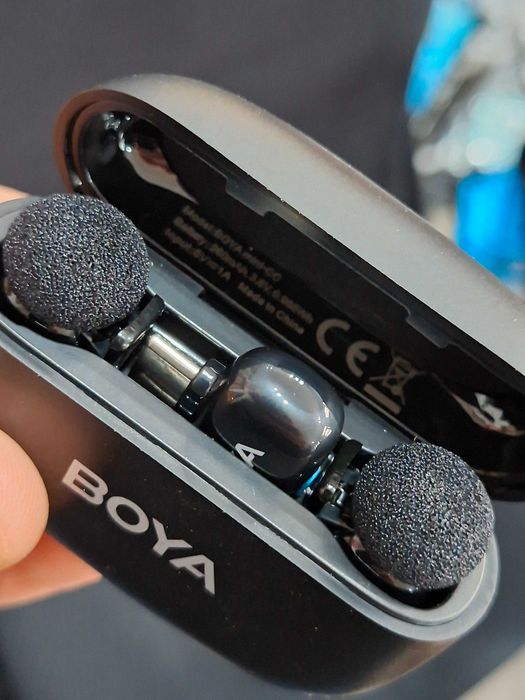 Podwójny mikrofon bezprzewodowy Boya Mini 14 USB C KLIPS