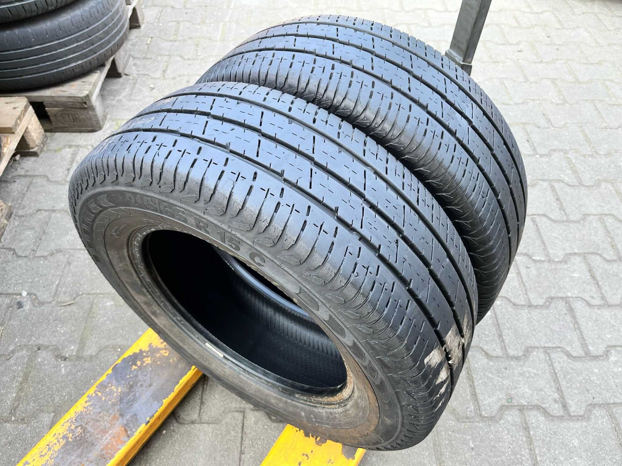 Opony letnie dostawcze 2x 215/65 R15C Continental Vanco2 #2256
