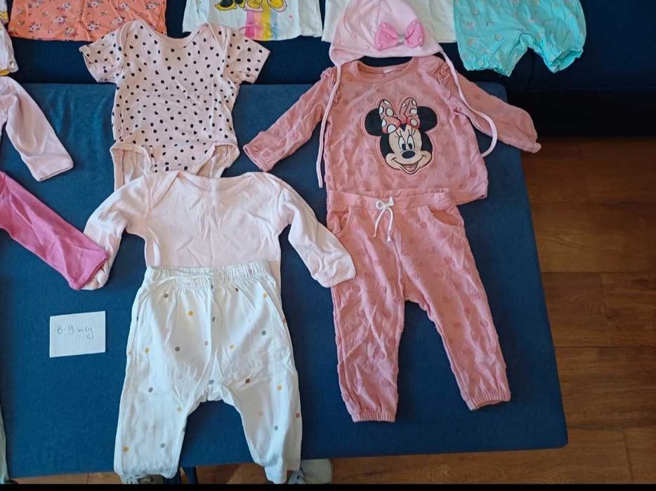 Ubranka dla dziewczynki 74 cm