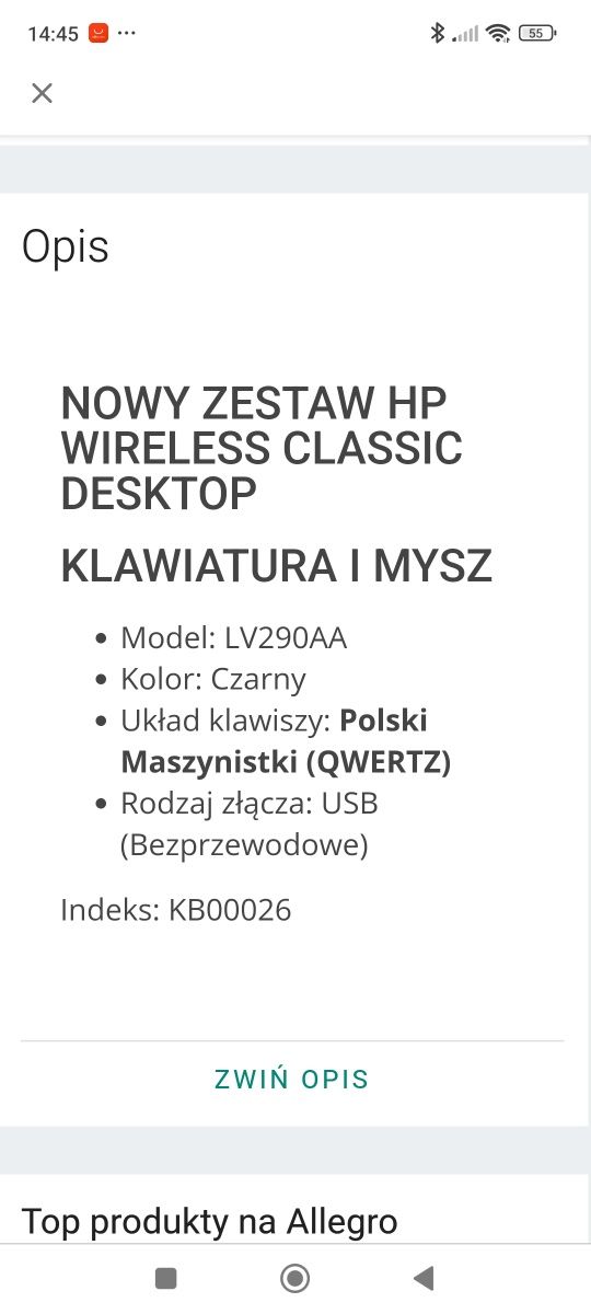 Klawiatura i myszka