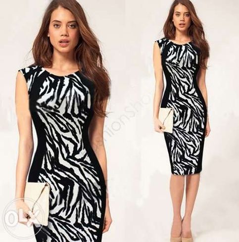 Sukienka damska zebra roz. 38