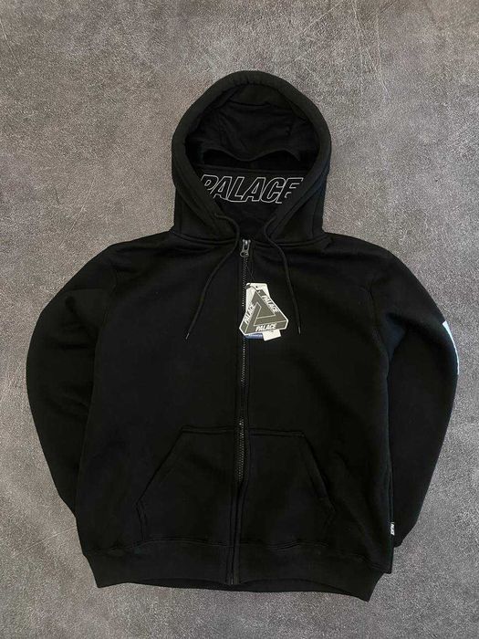 Palace Balaclava Shearing Thermal Hoodie Black