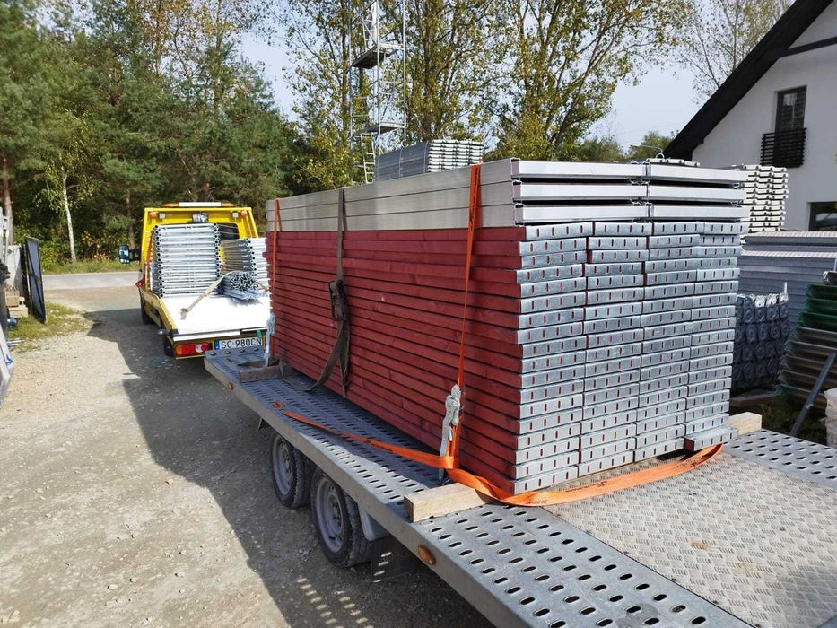 Nowe rusztowanie Plettac 156m podest rama dotacja transport
