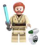 Figurka Star Wars Obi Wan + robot kompatybilne z Lego