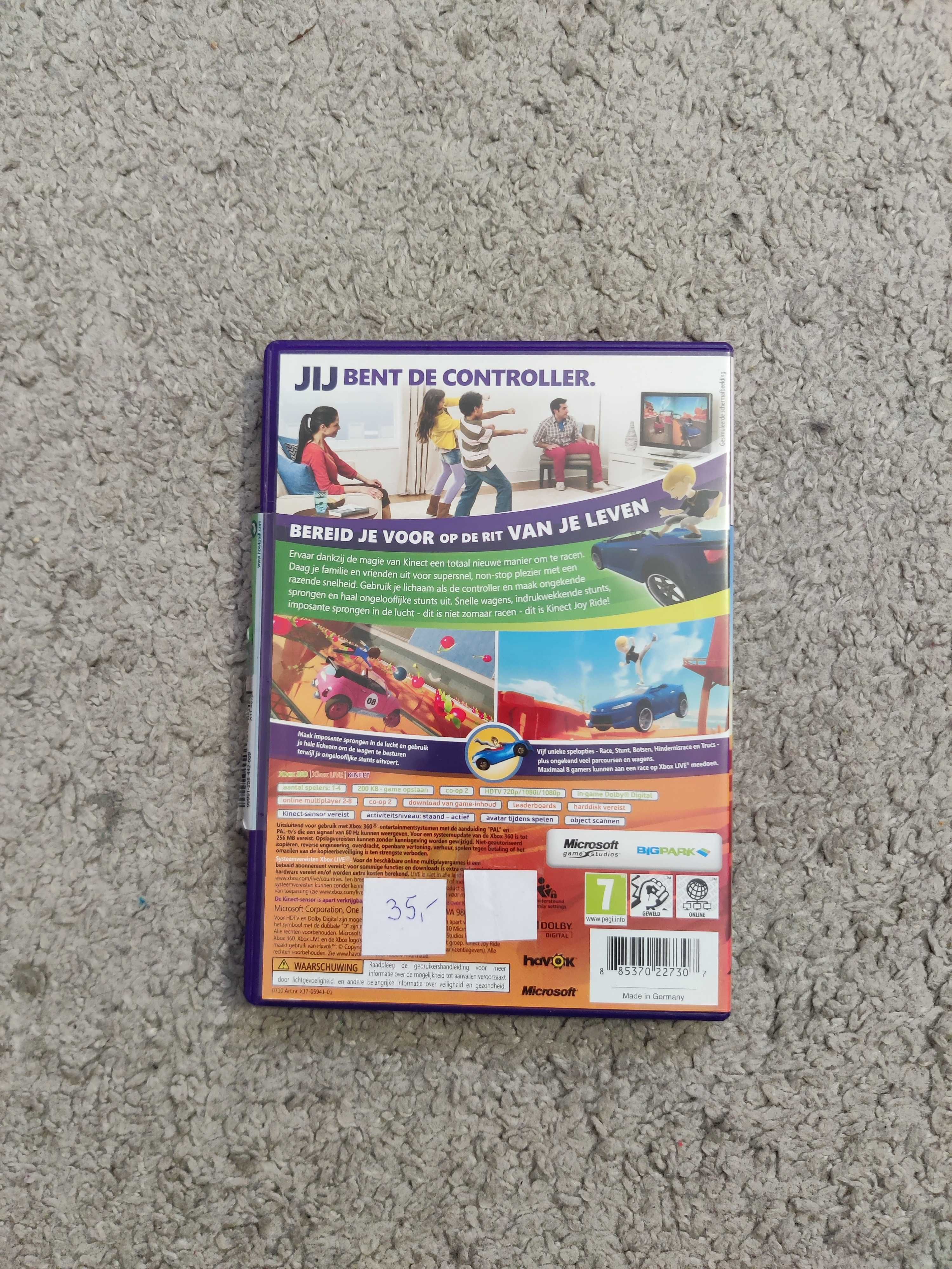 Gra Xbox 360 Xbox360 - Kinect joy ride ( język PL ) dla dzieci