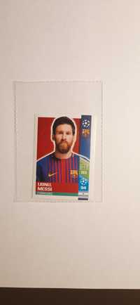 Lionel Messi Naklejka topps Champions League 2017/18