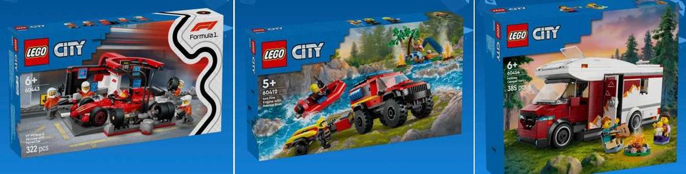 Набір з 3 LEGO комплектів