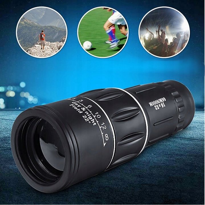 MONOKULAR luneta lornetka zoom x16 dzień noc