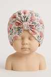 Nowy wiosenny bawełniany turban kwiatowy 47 cm