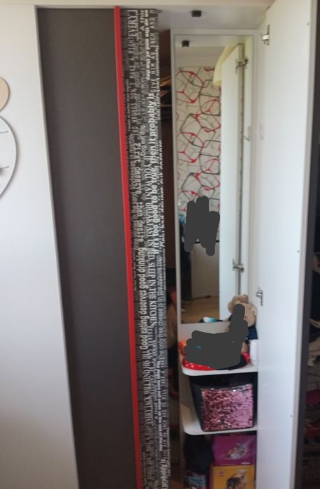 Szafa garderoba, komoda, słupek zestaw mebli młodzieżowych Philosophy