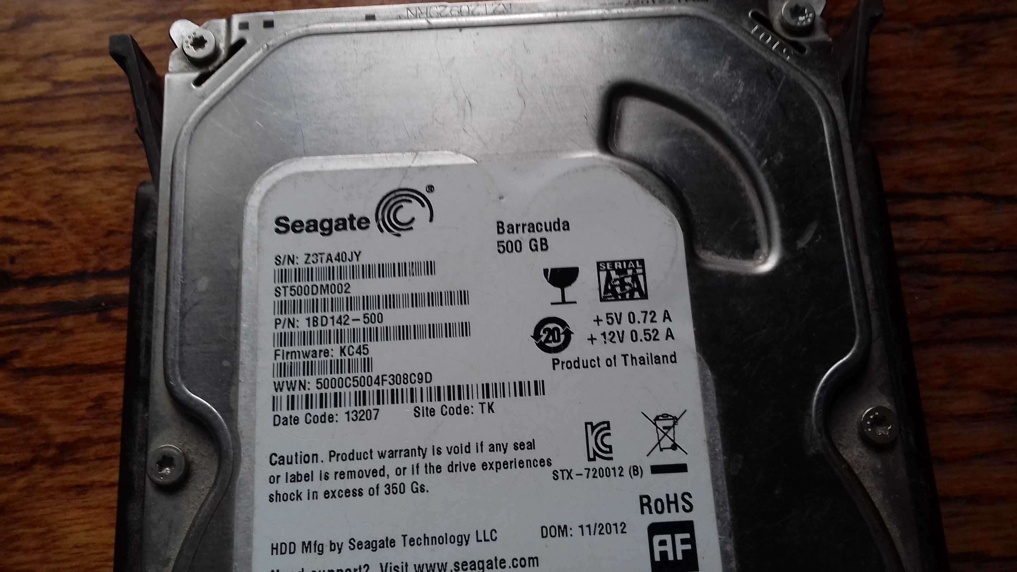 Жесткий диск sata 500gb