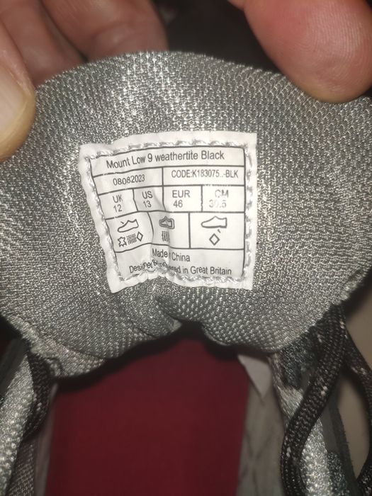 Кросівки для туризму Merrell 43 - 43,5  розмір, 28,5 см Karrimor 46