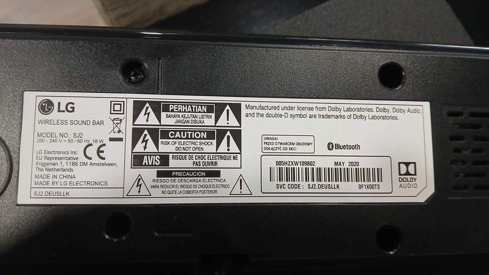 Sound Bar LG para tv