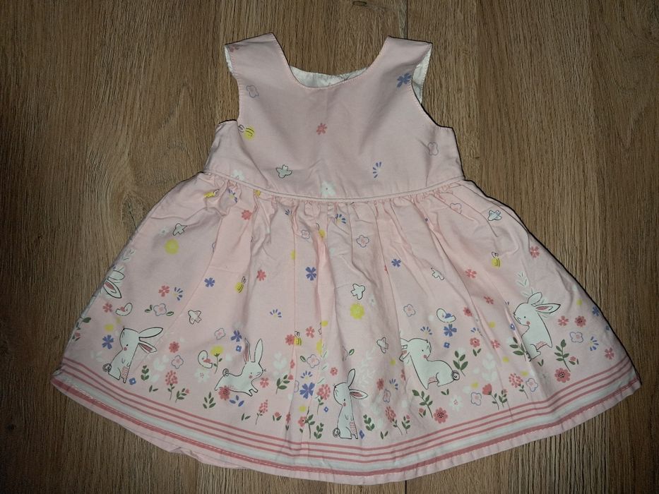 Elegancka sukienka, do chrztu rozm. 62