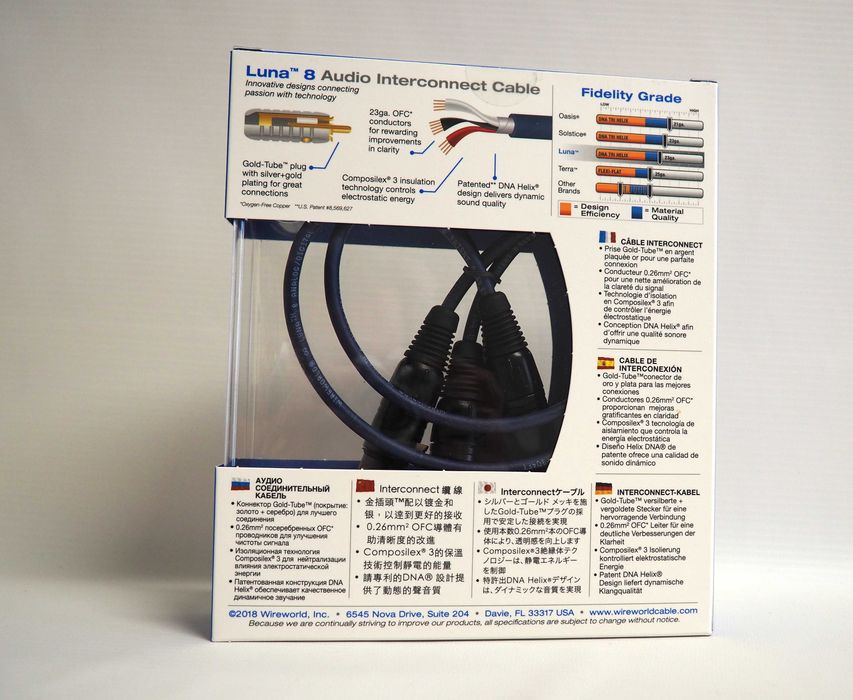Wireworld LUNA 8 XLR -  2m-wyprzedaż !!!