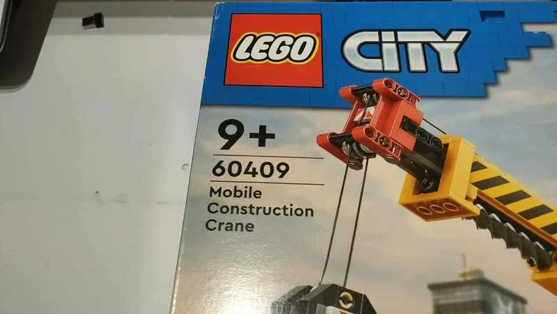 LEGO City, Żółty ruchomy żuraw, 60409