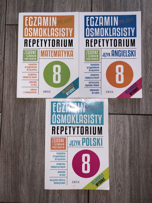 Repetytorium ósmoklasisty Greg zestaw