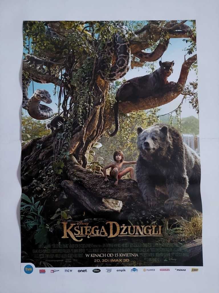 Plakat filmowy oryginalny - Księga Dżungli