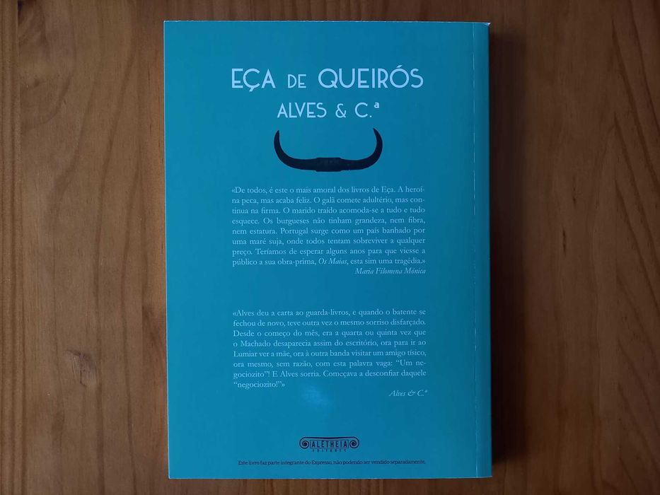 (NOVO, PORTES GRÁTIS) Eça de Queirós: Alves & C.ª