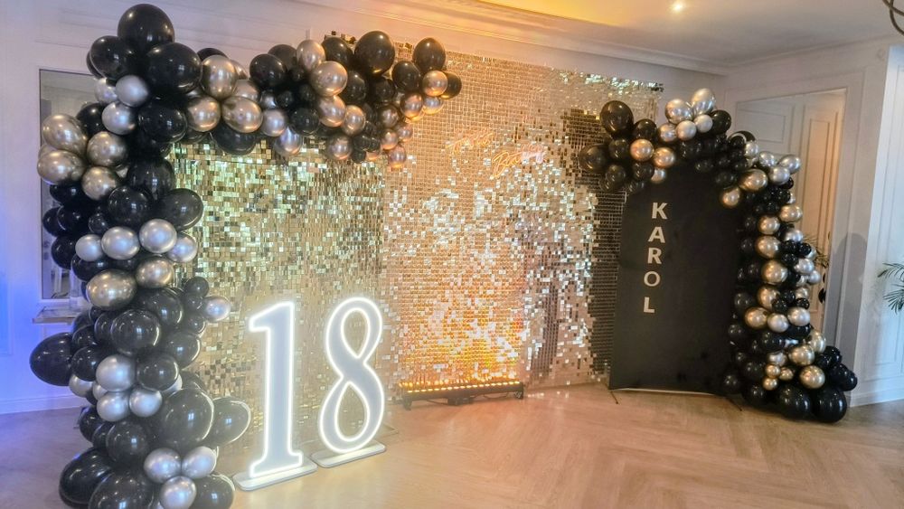 Wynajmę cyfry świecące 18.30.40.50 na urodziny