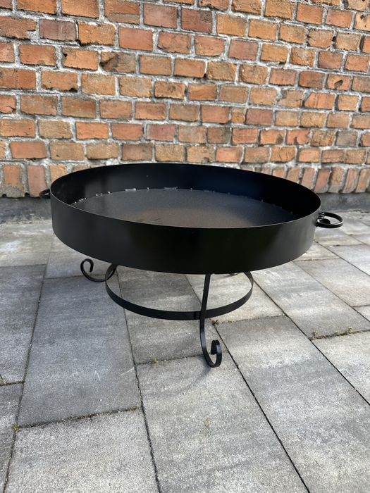 Grill trójnóg ogrodowy kuty palenisko 60 cm ruszt cgromowany PRODUCENT