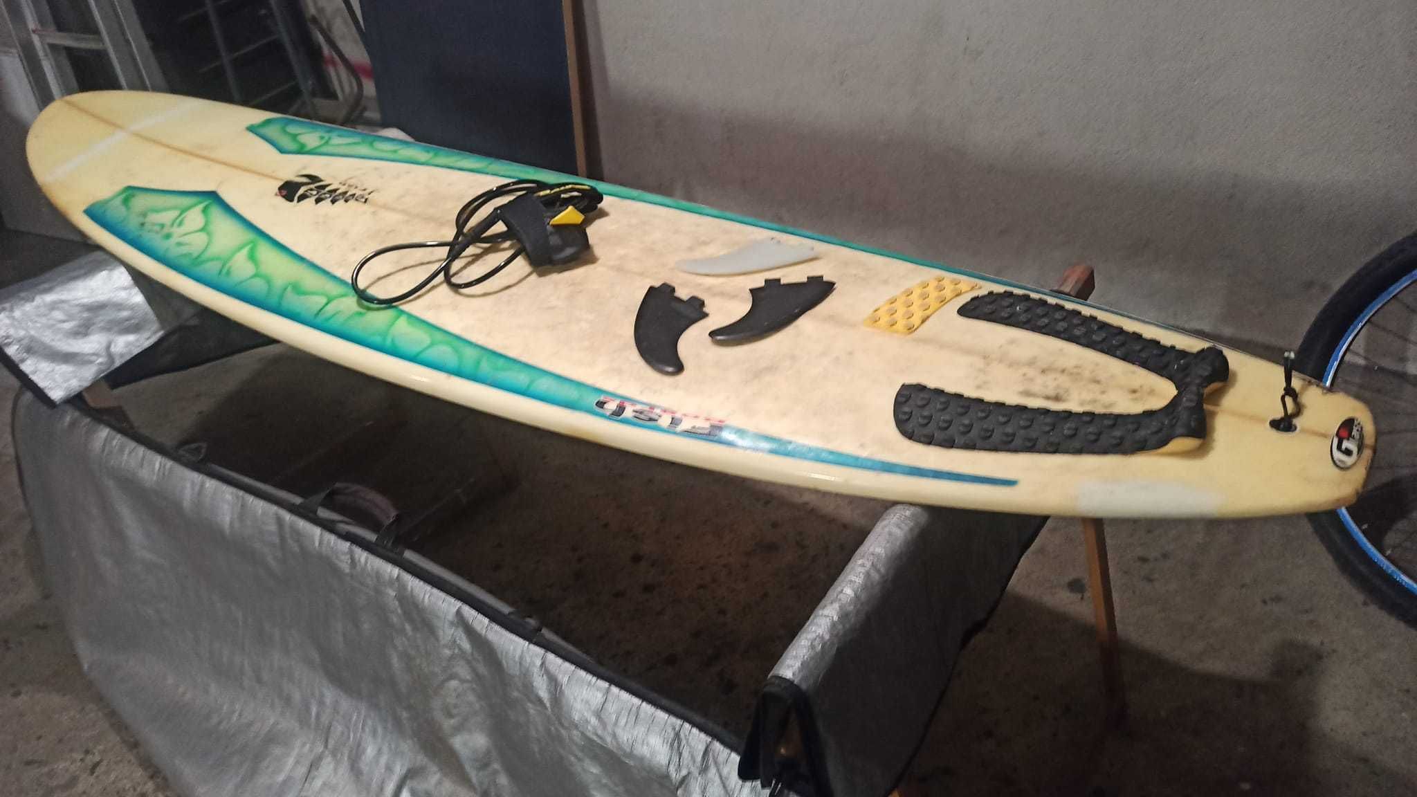 7.2Malibu evolution funboard prancha de surf nsp FCS