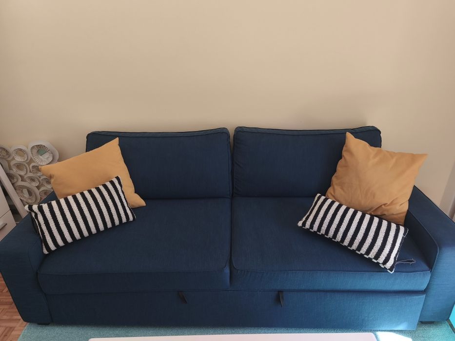 FLASH SALE - Sofá-cama azul (Conforama(