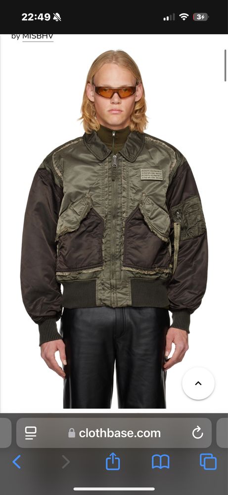 бомбер MISBHV Alpha Industries&keinemusic