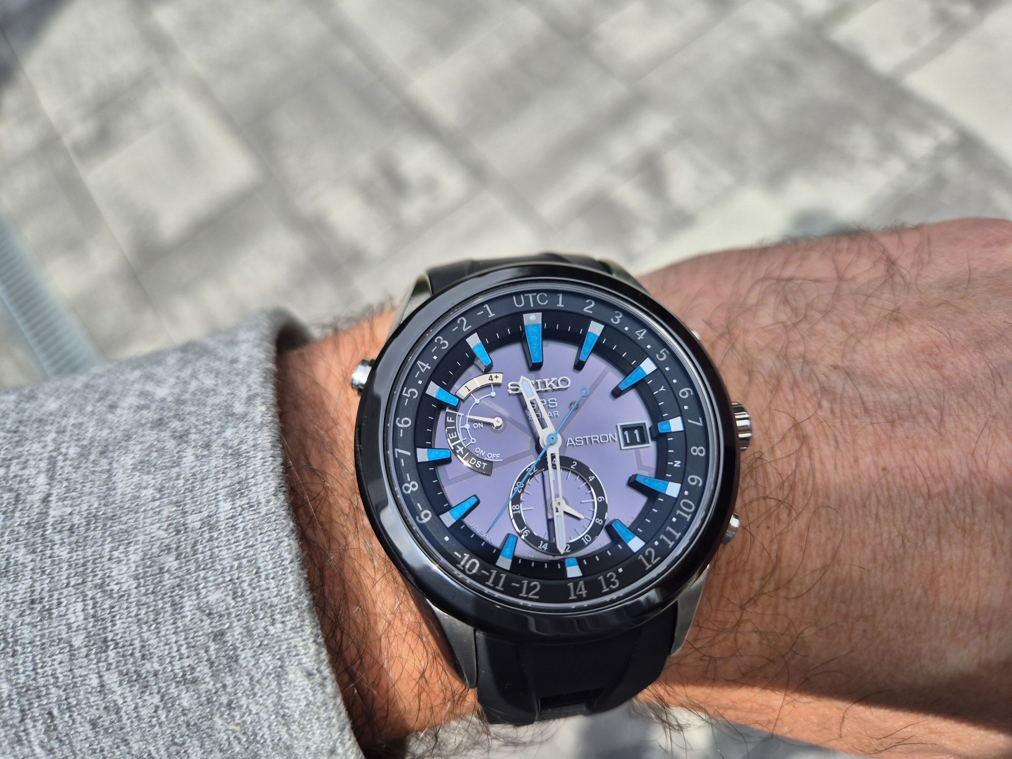 Seiko Astron Sbxa009 Solar GPS Szafir