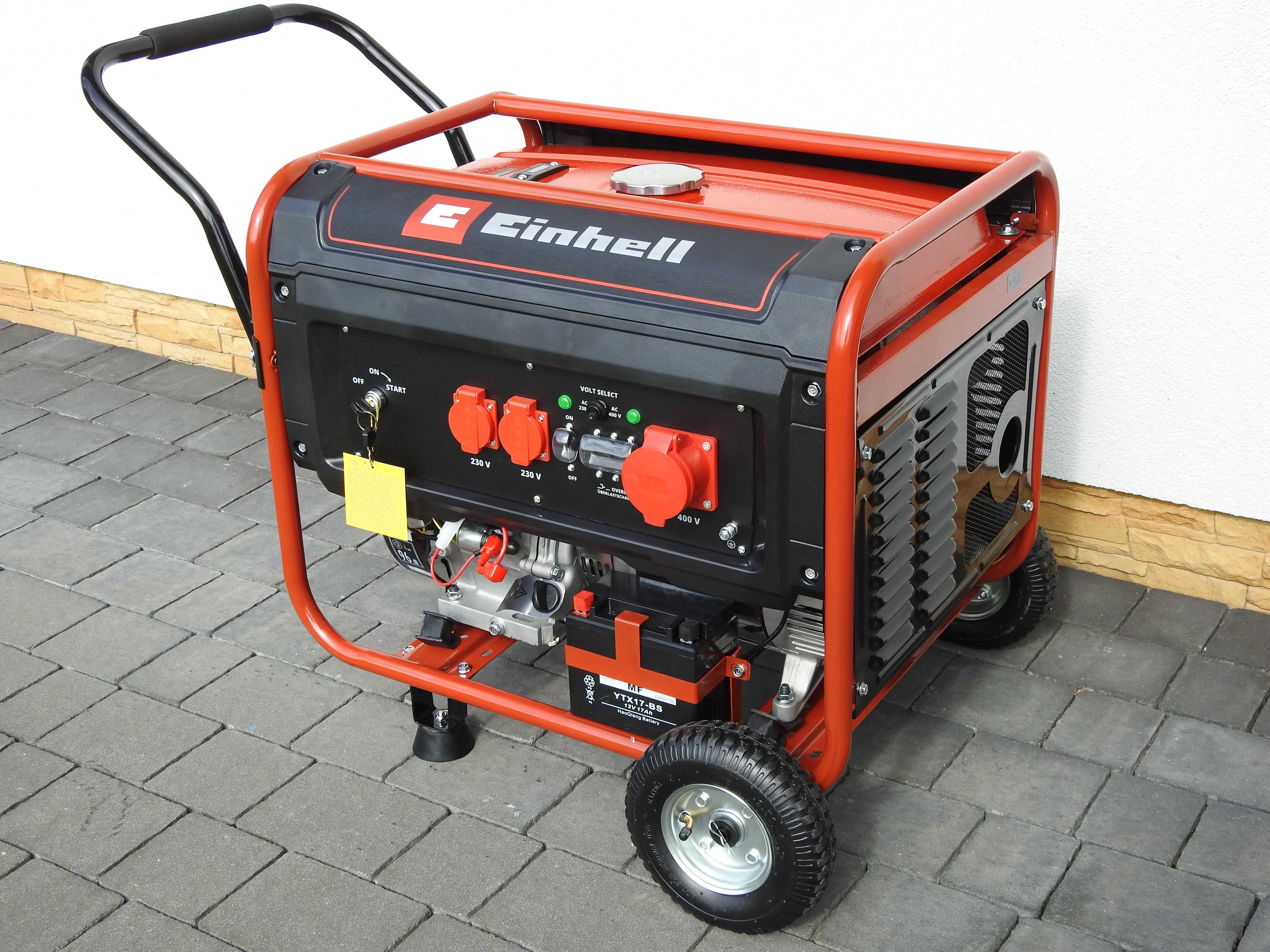 Agregat prądotwórczy Einhell, nowy generator 5500W 1 x 400V, 2 x 230V