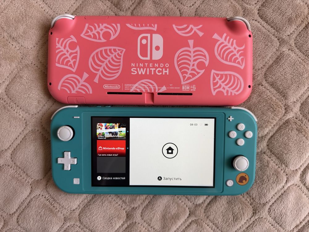Nintendo Switch Lite K€FІR 128gb animal crossing edition