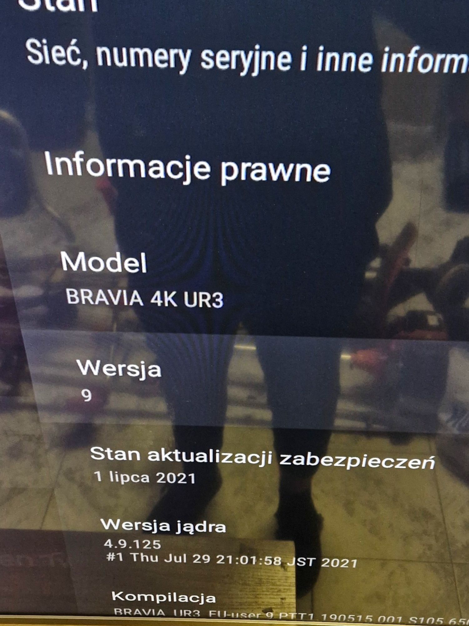 Sprzedam telewizor Sony Bravia 65" Smart TV 4k UHD