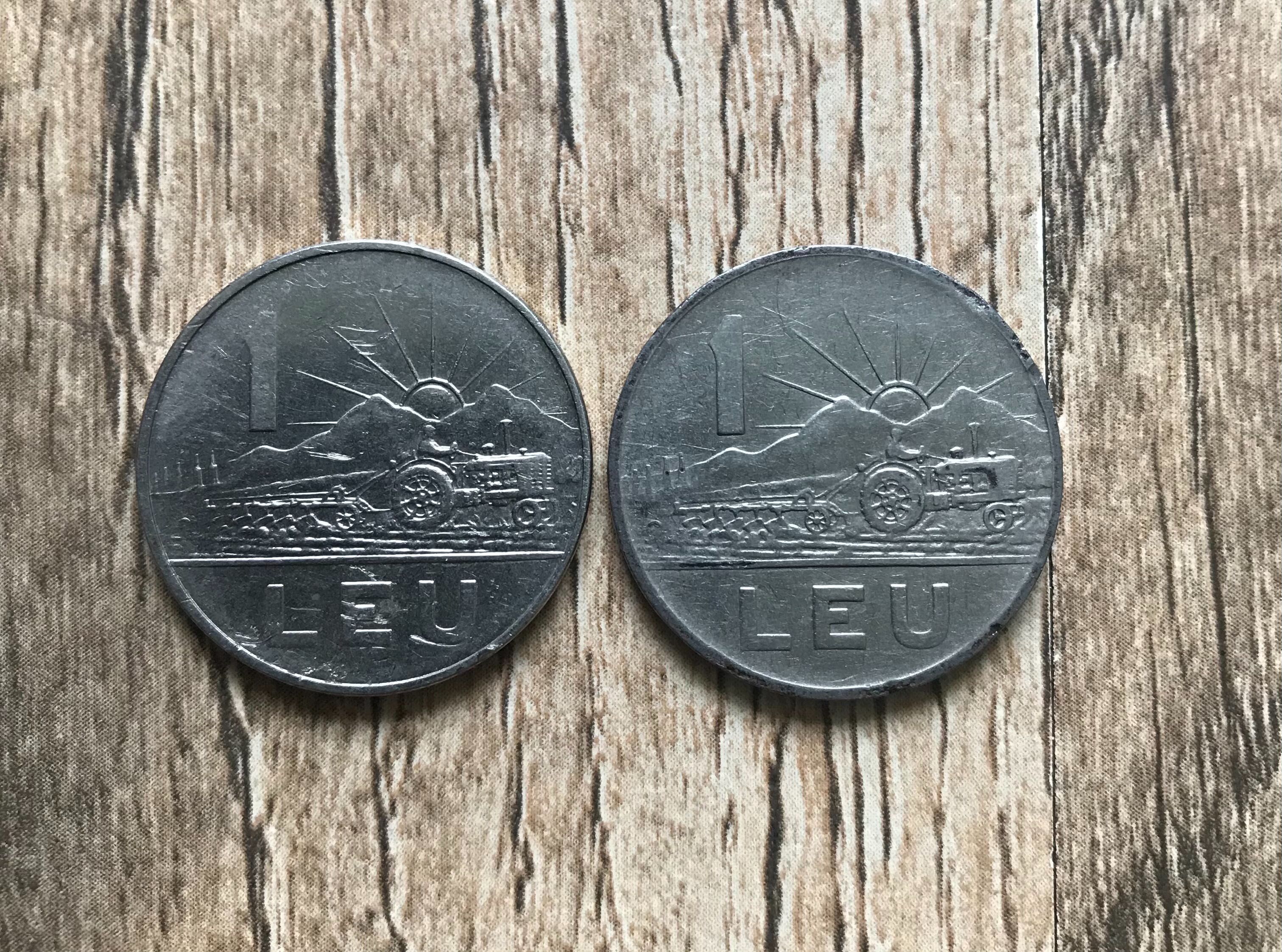 Продам Монети 1 LEU 1966 Romania 1 лей ціна за дві