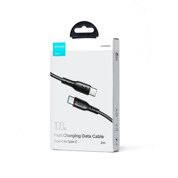 Kabel USB C - USB C 100W 2m Joyroom S-CC100A13 - czarny