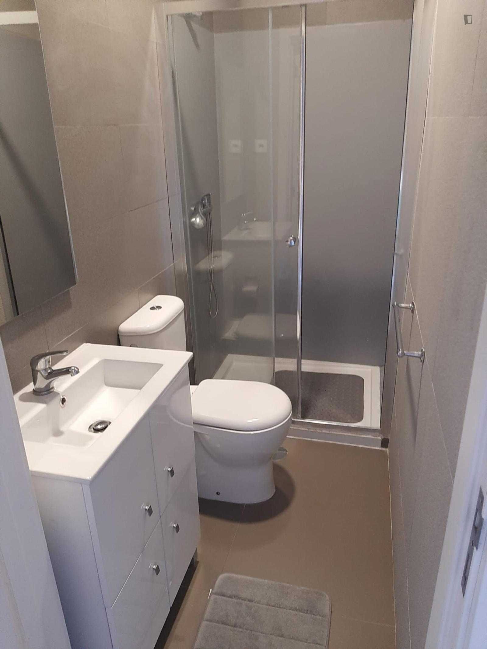 Quartos numa residencia para estudantes