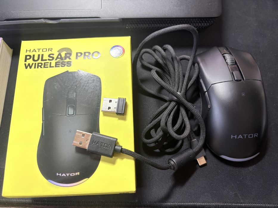 Миша бездротова / дротова hator pulsar 2 pro wireless мышка блютуз