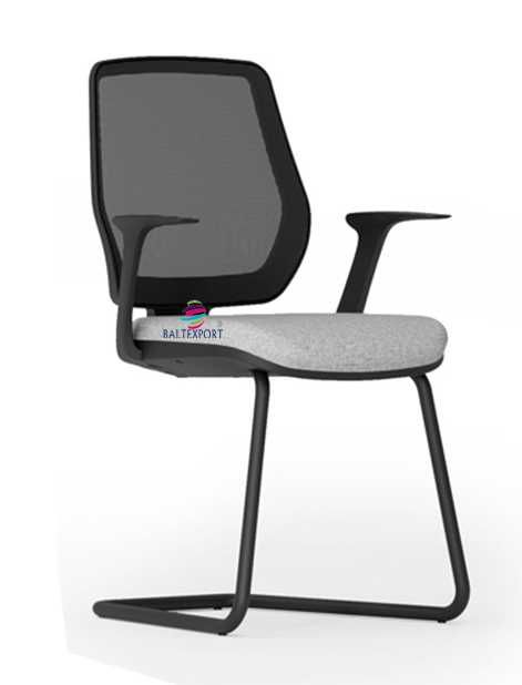 Cadeira de Escritório Operativa Rodada Base Patim 4Pés CATULLO em REDE