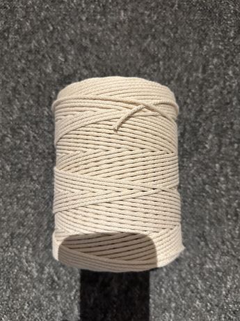Sznurek bawełniany 2mm 300mb naturalny GOSHA