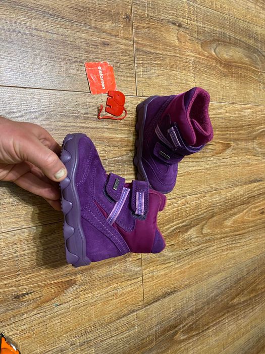 Сапожки зимние термо ботинки детские черевики на девочку Elefanten р24