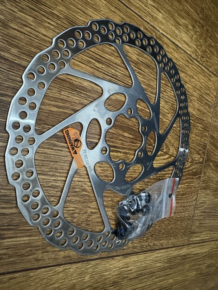 Tarcza hamulcowa SHIMANO DEORE SM-RT56 180mm 6 śr + adapter