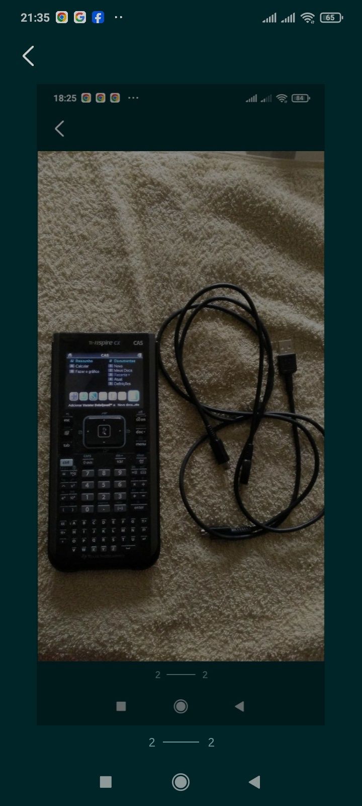 Calculadora gráfica com pouco uso como NOVA