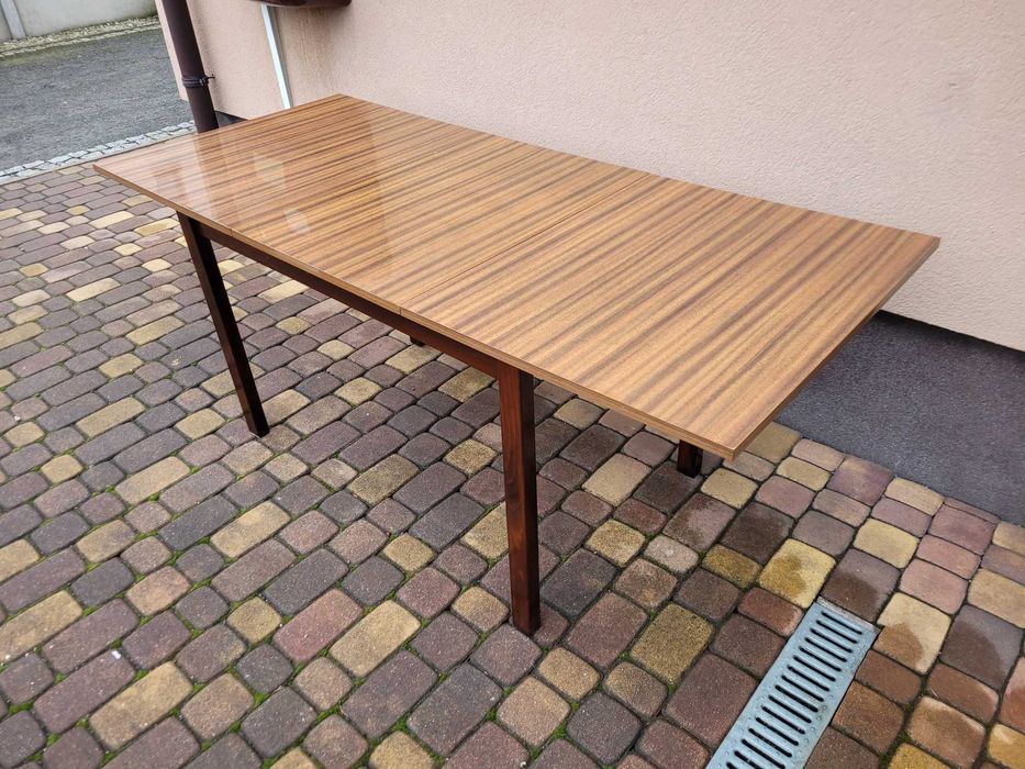 Stół Rozkładany + 4 Krzesła Lata 60/70 Design Modern Komplet