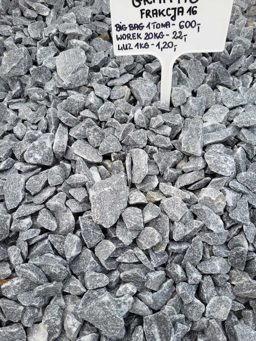 Grys Crystal Graffito 16 Kamienie ogrodowe dekoracyjne ozdobne